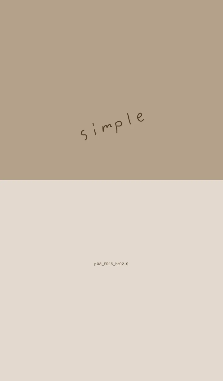 [LINE着せ替え] p08.15_ベージュ4 ブラウン2-9の画像1