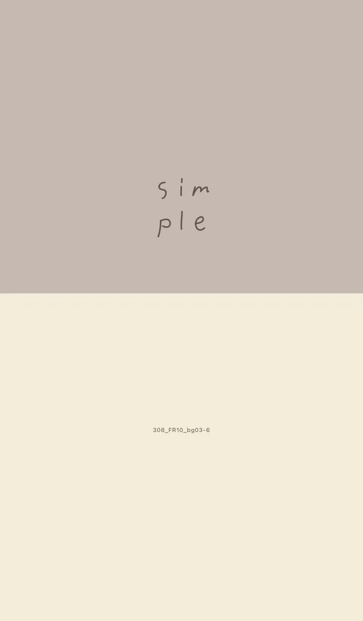 [LINE着せ替え] 308.10_ベージュ3 ベージュ3-6の画像1