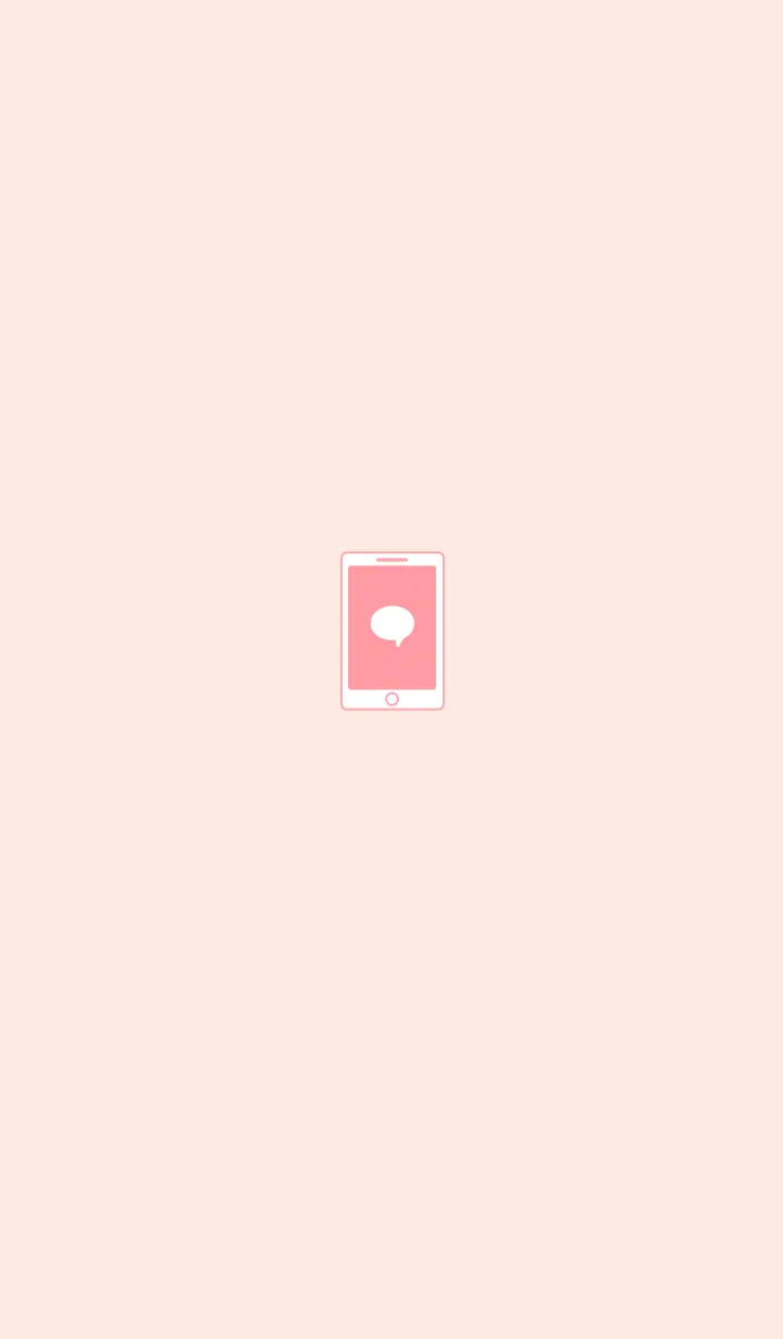 [LINE着せ替え] SIMPLE SMARTPHONE[PINK02]の画像1