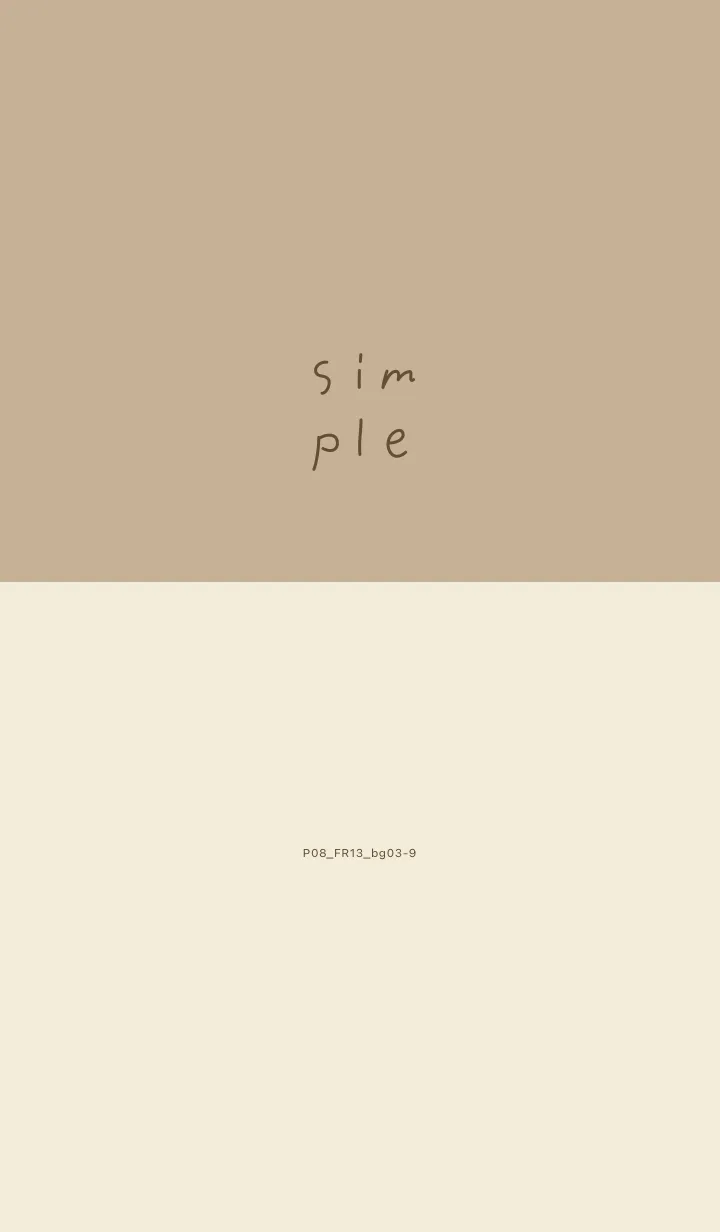 [LINE着せ替え] P08.13_ベージュ4 ベージュ3-9の画像1