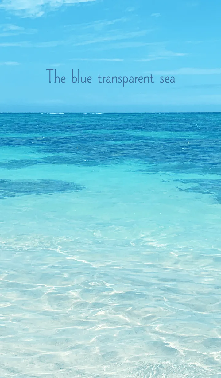 [LINE着せ替え] The blue transparent sea.MEKYM 2の画像1