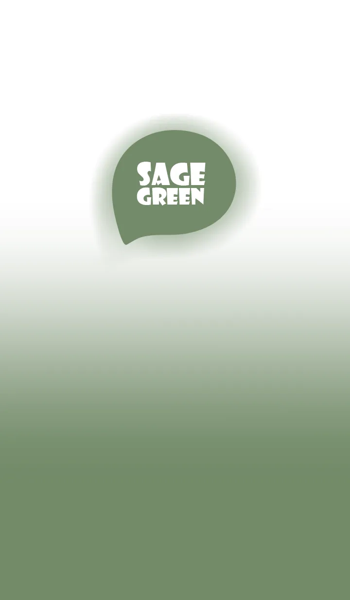 [LINE着せ替え] Sage Green & White Theme (JP)の画像1