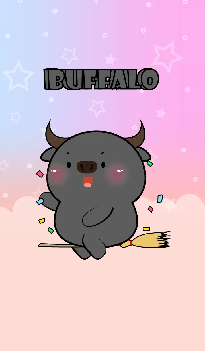 [LINE着せ替え] Cute Naughty Buffalo Theme (JP)の画像1