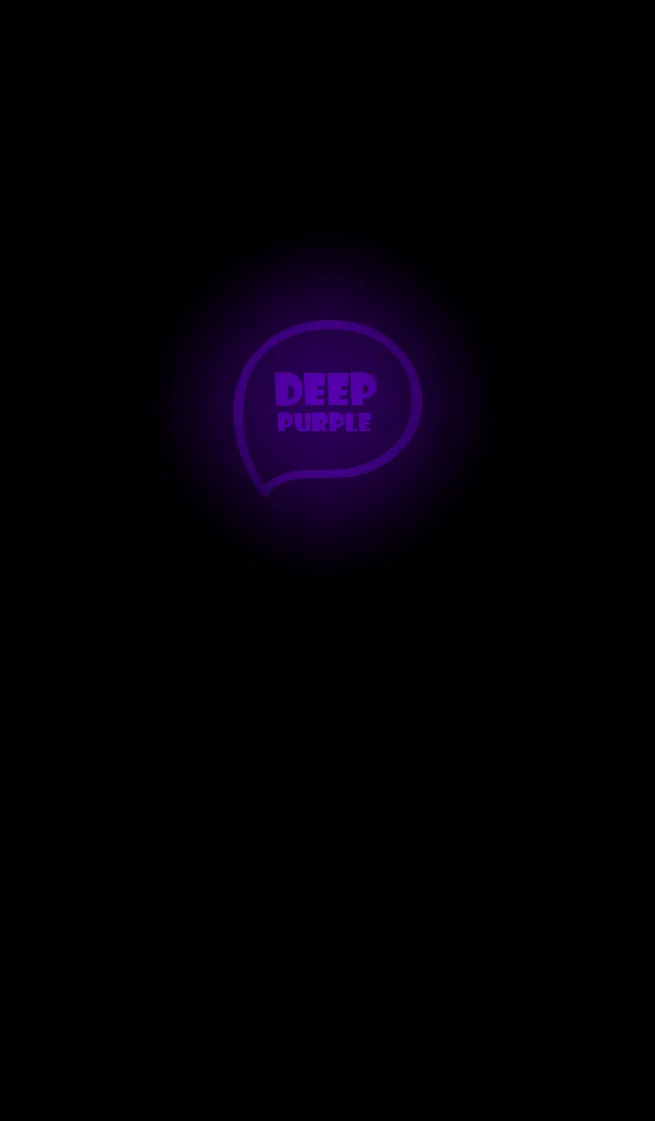 [LINE着せ替え] Deep Purple Neon Theme (JP)の画像1