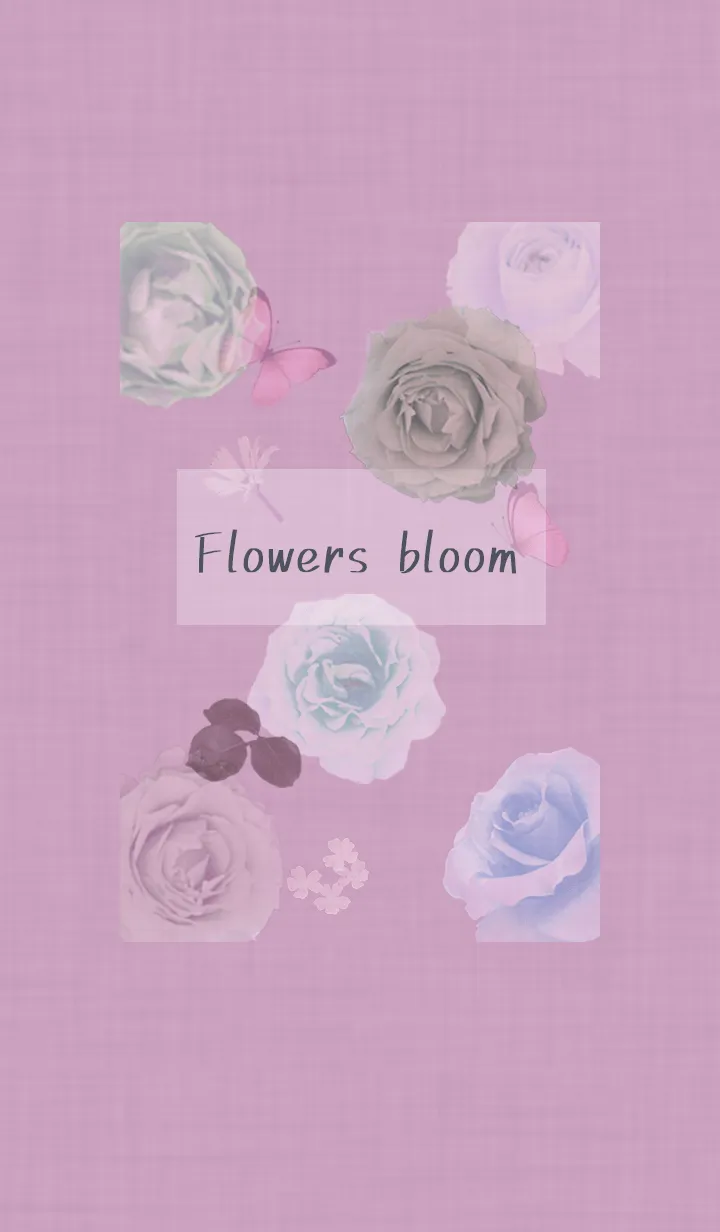 [LINE着せ替え] ～花が咲く♥ピンク30_1～の画像1