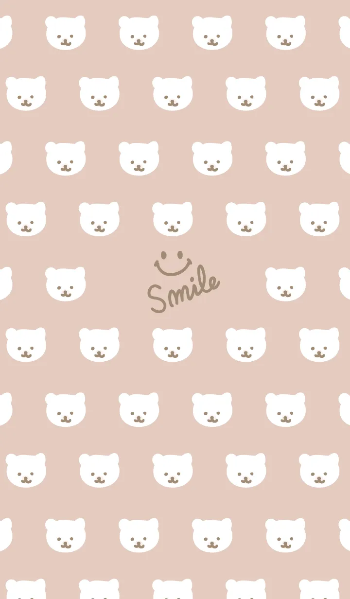 [LINE着せ替え] くまちゃん たくさん ブラウン5の画像1