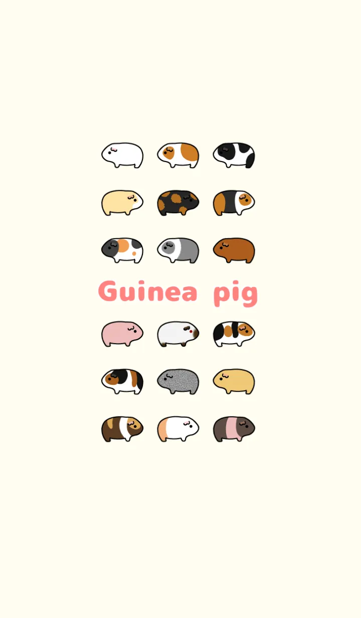 [LINE着せ替え] モルモットの着せかえの画像1