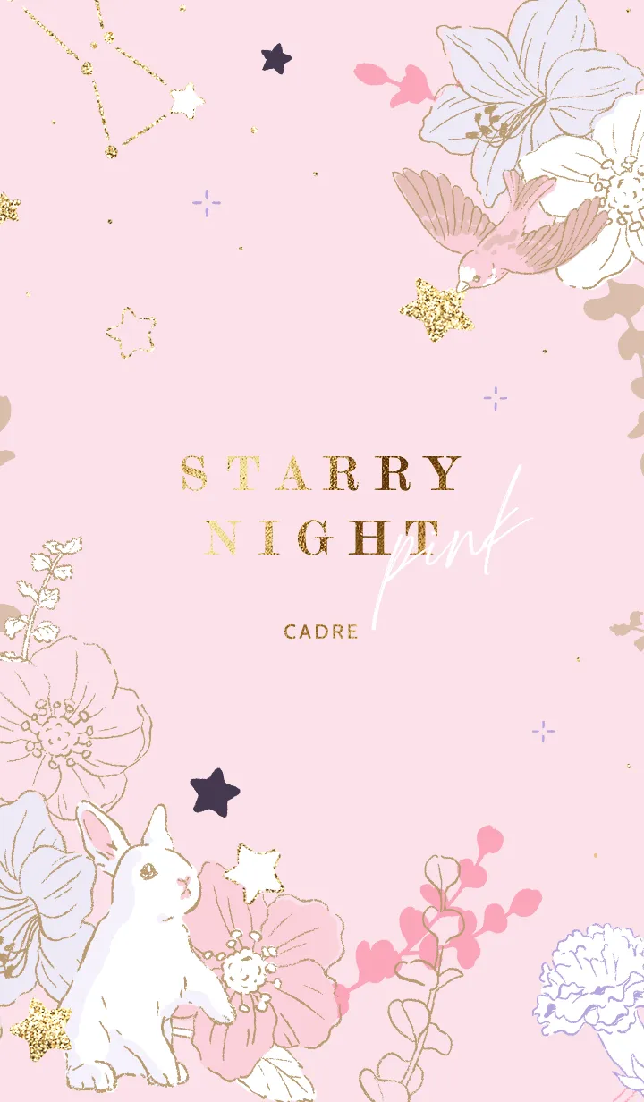 [LINE着せ替え] STARRY NIGHT - pinkの画像1