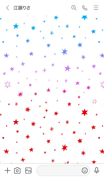 [LINE着せ替え] ミニ スターズ 057の画像3