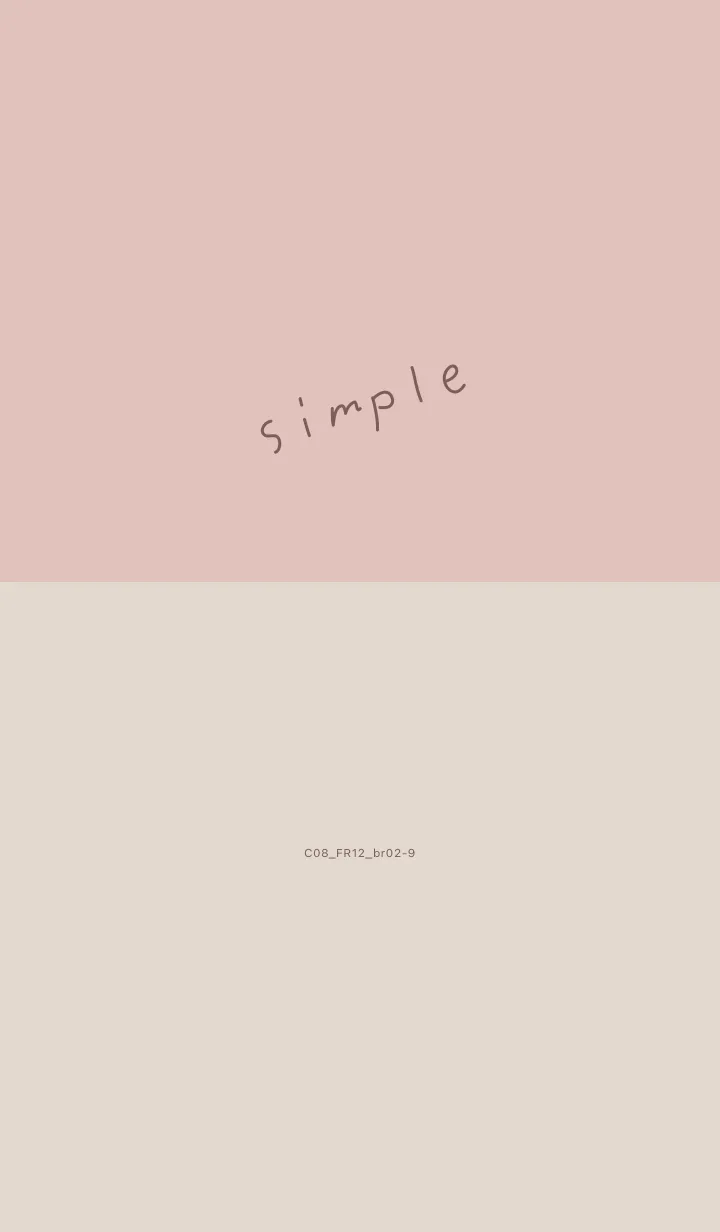 [LINE着せ替え] C08.12_ピンク ブラウン2-9の画像1