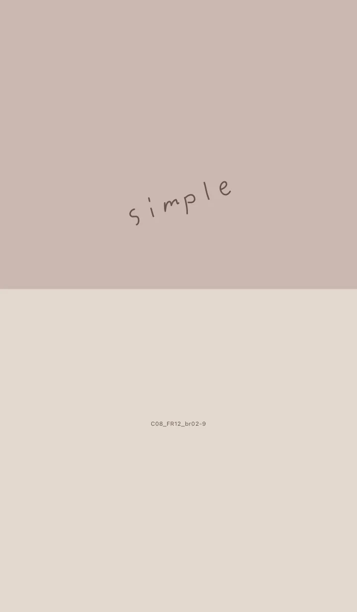 [LINE着せ替え] C08.12_ベージュ2 ブラウン2-9の画像1