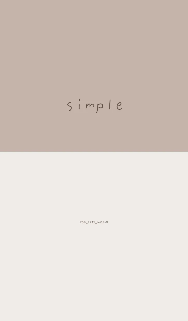 [LINE着せ替え] 708.11_ベージュ3 ブラウン3-9の画像1