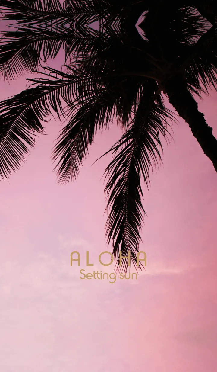 [LINE着せ替え] ALOHA Setting sun..19の画像1