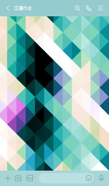 [LINE着せ替え] ジオメトリック 96の画像3