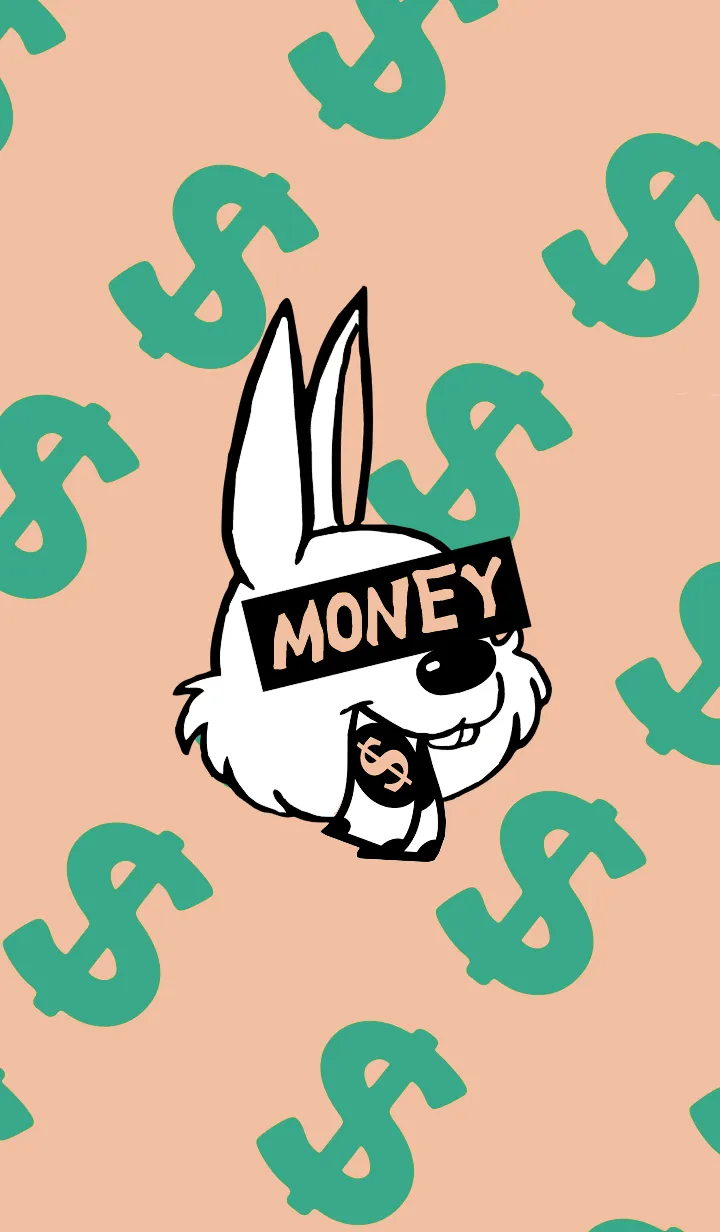 [LINE着せ替え] マネー ラビット 071の画像1