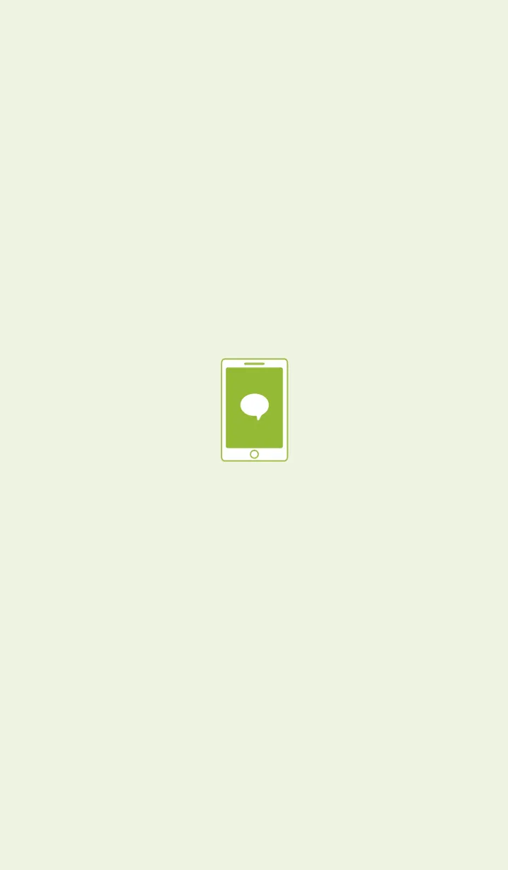 [LINE着せ替え] SIMPLE SMARTPHONE[GREEN03]の画像1