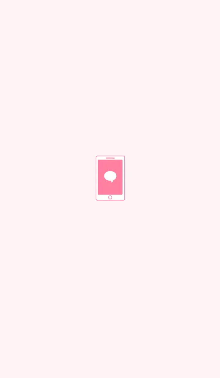 [LINE着せ替え] SIMPLE SMARTPHONE[PINK03]の画像1