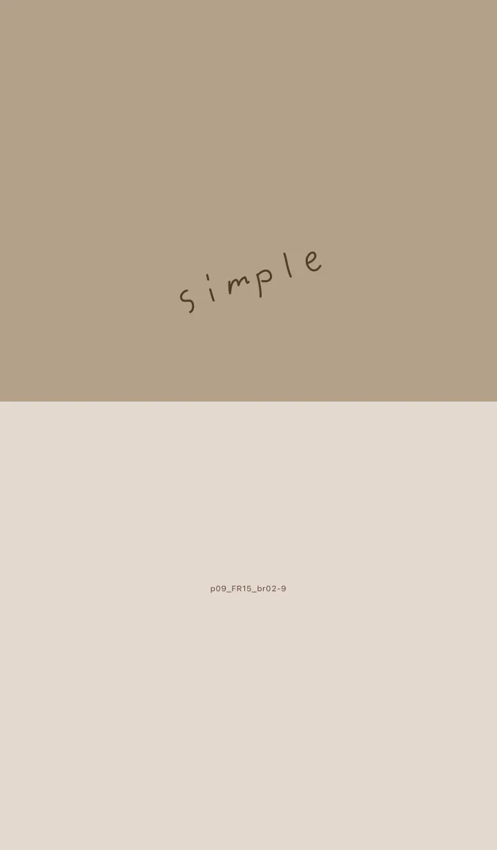 [LINE着せ替え] p09.15_ベージュ4 ブラウン2-9の画像1