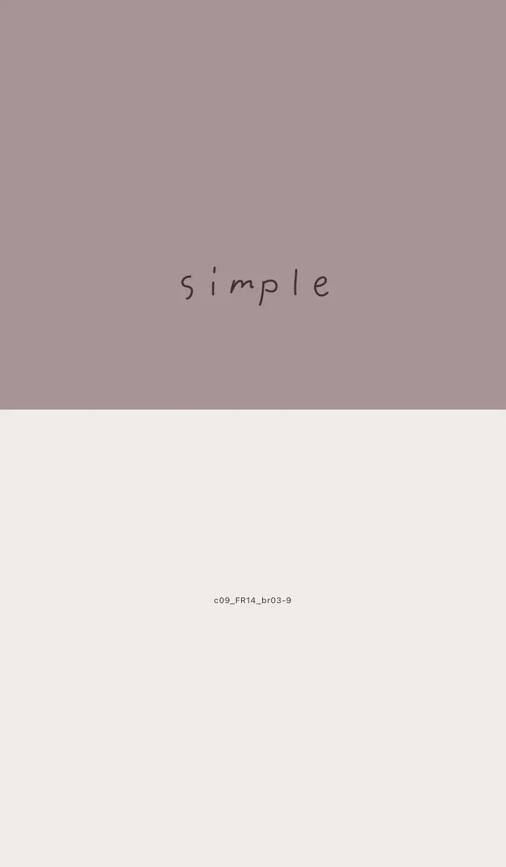 [LINE着せ替え] c09.14_ショコラ ブラウン3-9の画像1