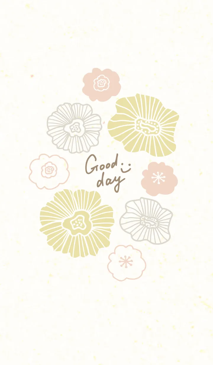 [LINE着せ替え] 北欧風お花13の画像1