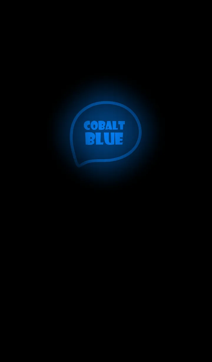 [LINE着せ替え] Cobalt Blue  Neon Theme Ver.10 (JP)の画像1