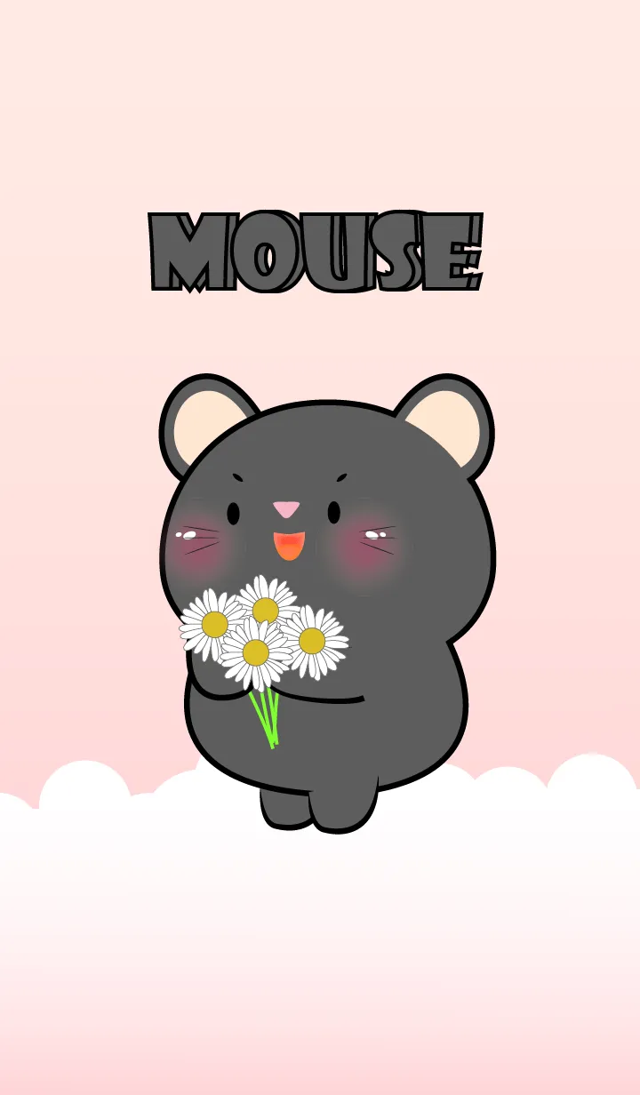 Little Prety Black Mouse Theme 2 (JP)の着せ替えメイン画像