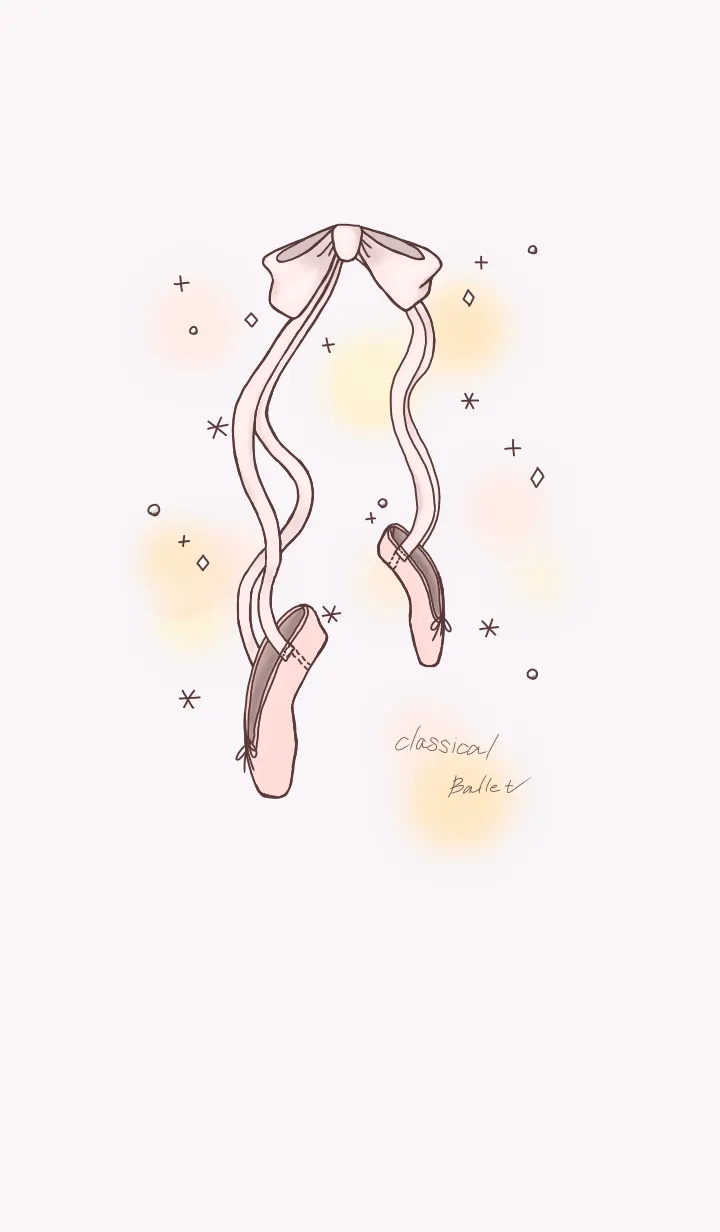 [LINE着せ替え] パステルバレエ ヘットアクセ*♭の画像1