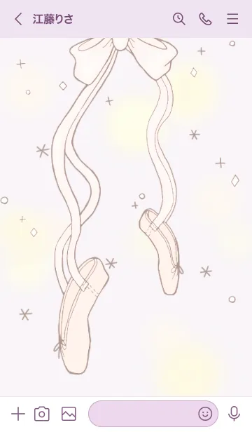 [LINE着せ替え] パステルバレエ ヘットアクセ*♭の画像3