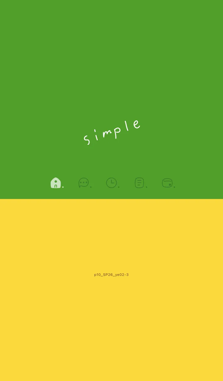 [LINE着せ替え] p10.26.イエロー2-3の画像1