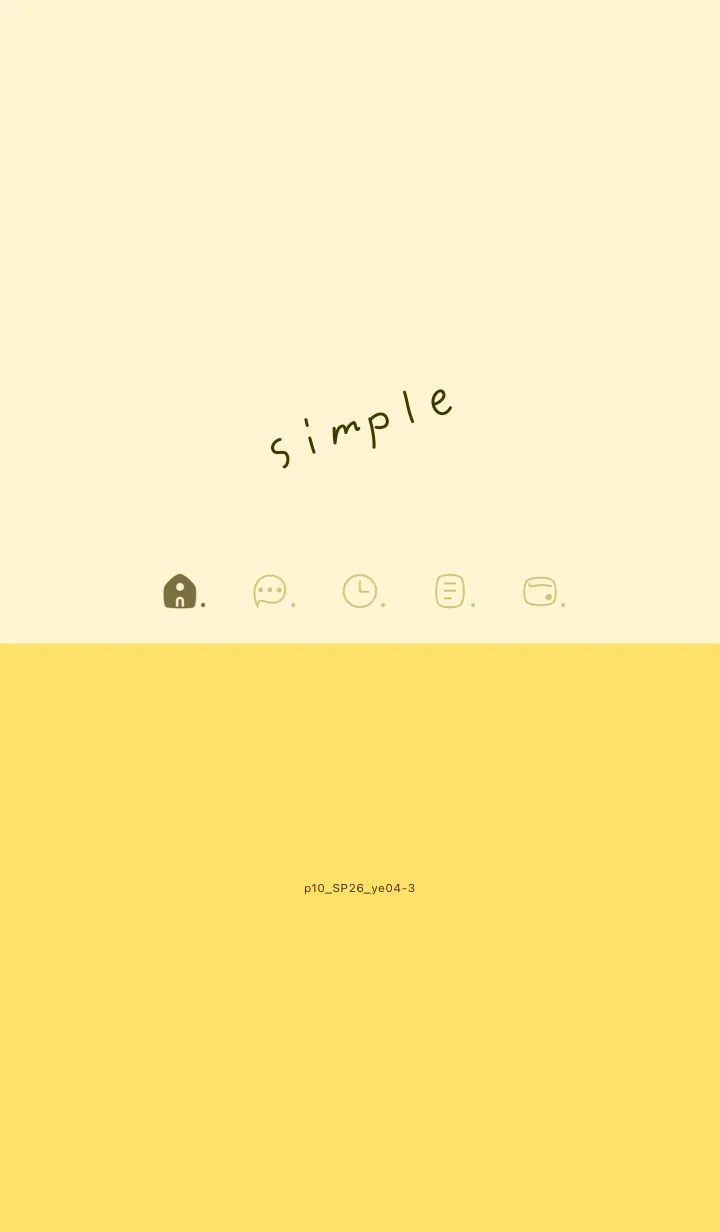 [LINE着せ替え] p10.26.イエロー4-3の画像1