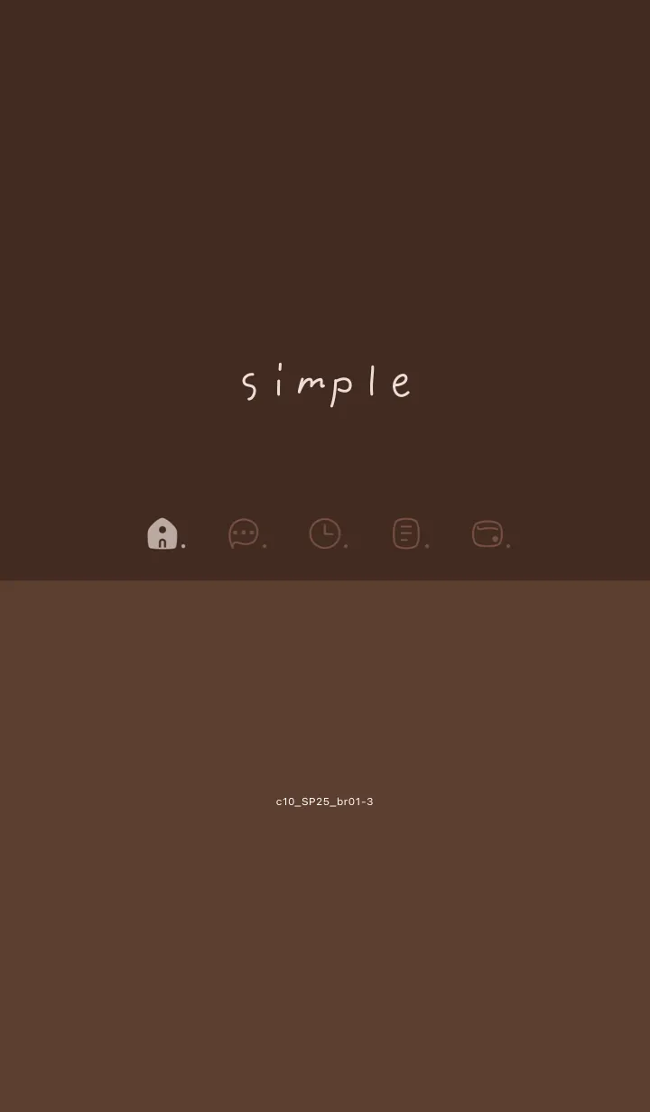 [LINE着せ替え] c10.25.ブラウン1-3の画像1