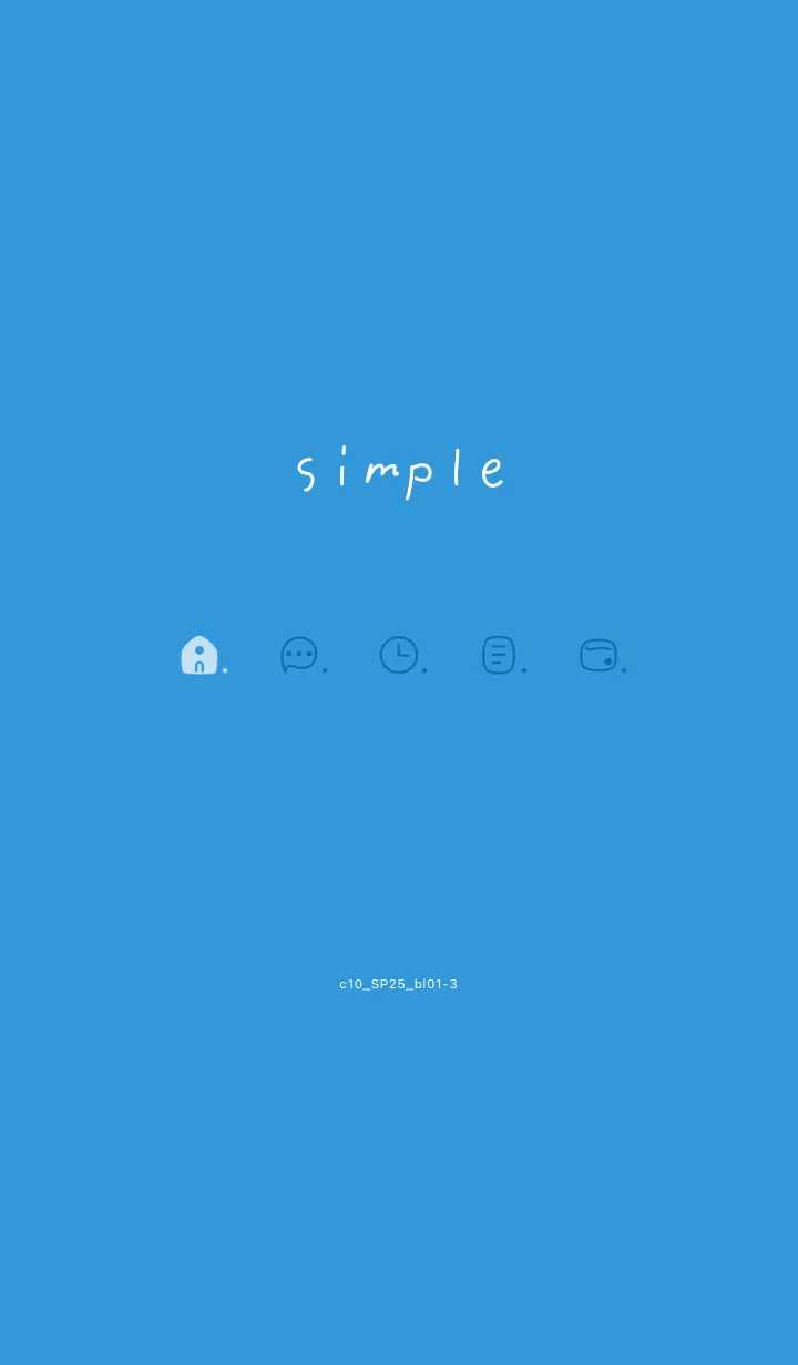 [LINE着せ替え] c10.25.ブルー1-3の画像1