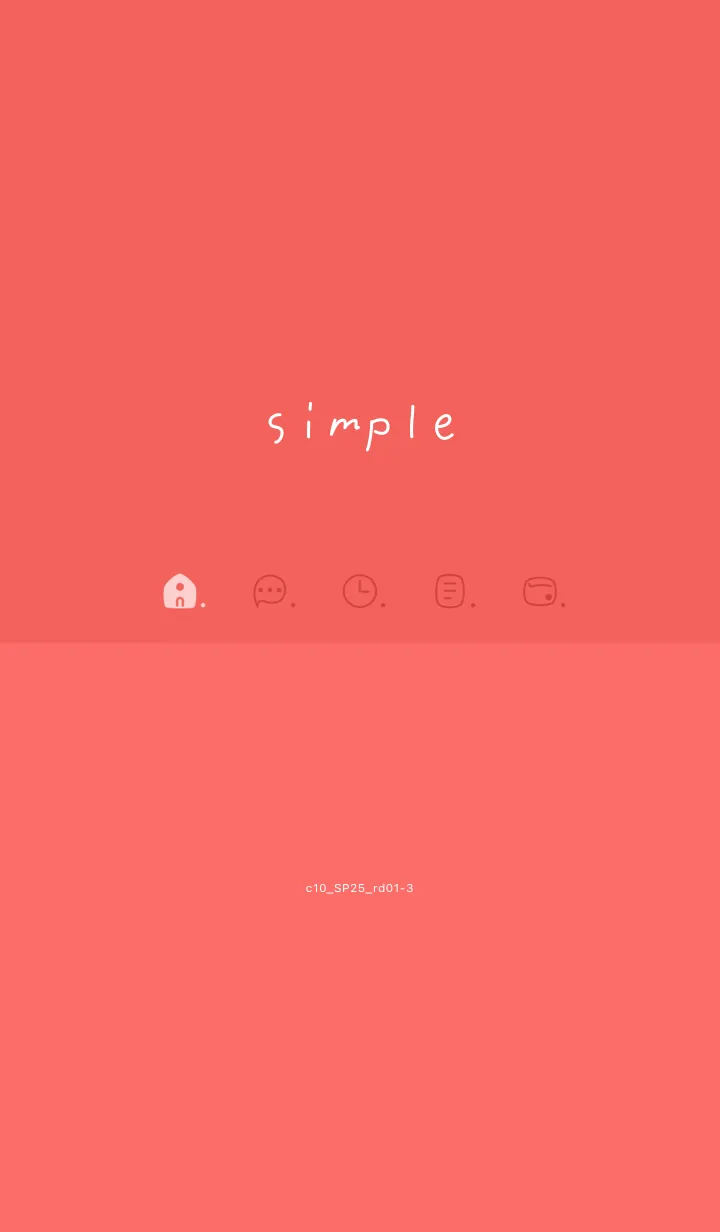 [LINE着せ替え] c10.25.レッド1-3の画像1