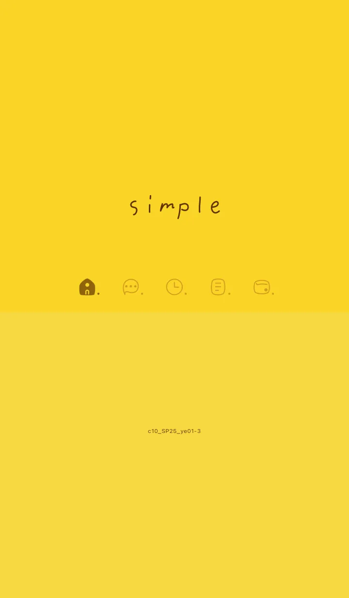 [LINE着せ替え] c10.25.イエロー1-3の画像1