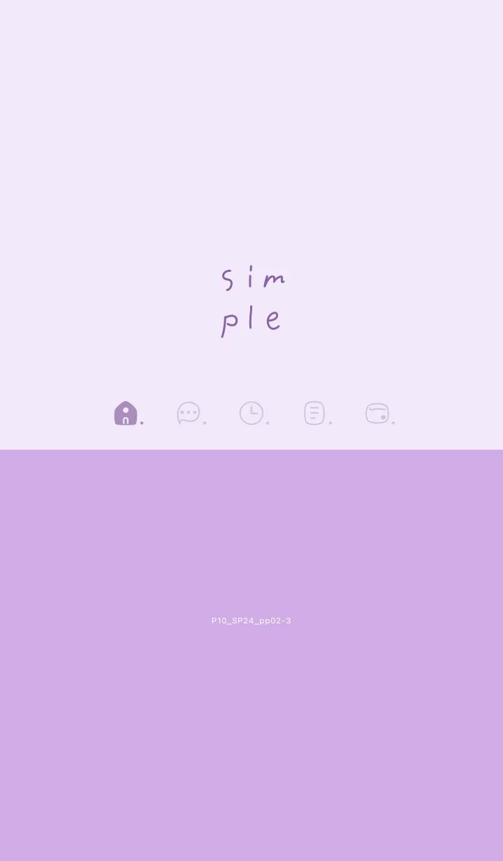 [LINE着せ替え] P10.24.パープル2-3の画像1