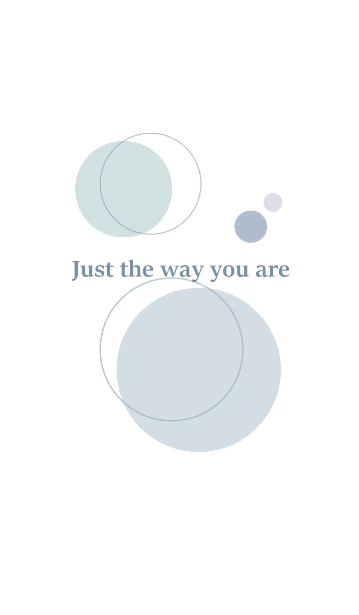 [LINE着せ替え] Just the way you are (blue sky)の画像1