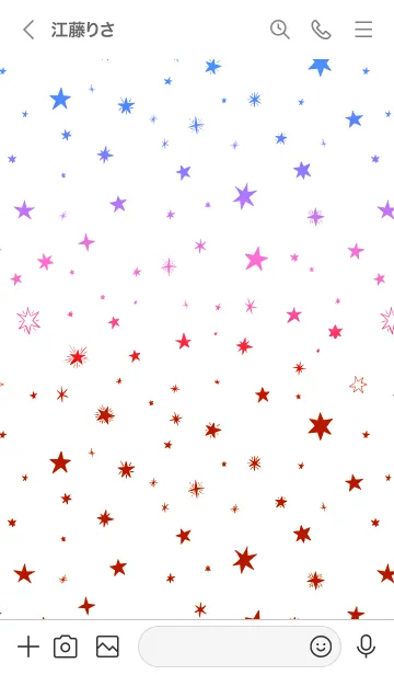 [LINE着せ替え] ミニ スターズ 058の画像3