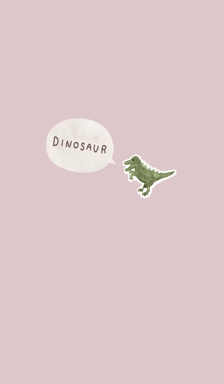 [LINE着せ替え] 水彩画のかわいい恐竜♪5の画像1
