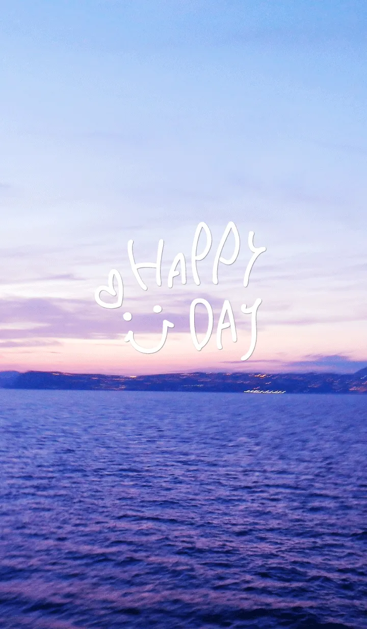 [LINE着せ替え] 夕日 スマイル19の画像1