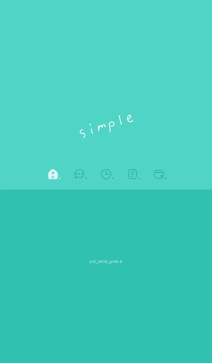 [LINE着せ替え] p10.26.グリーン8-6の画像1