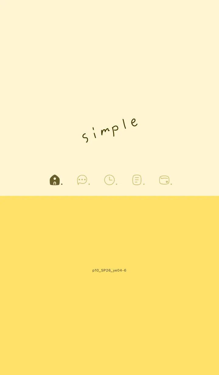 [LINE着せ替え] p10.26.イエロー4-6の画像1