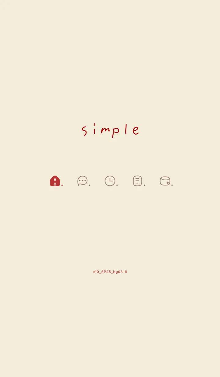 [LINE着せ替え] c10.25.ベージュ3-6の画像1