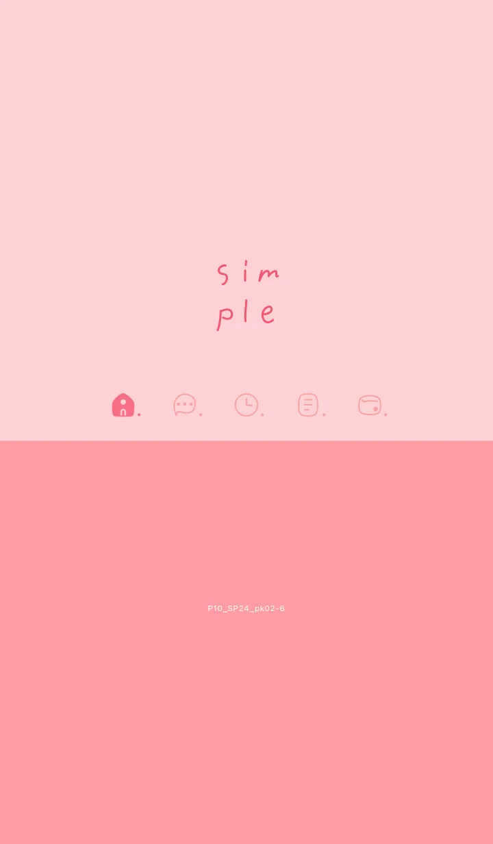 [LINE着せ替え] P10.24.ピンク2-6の画像1