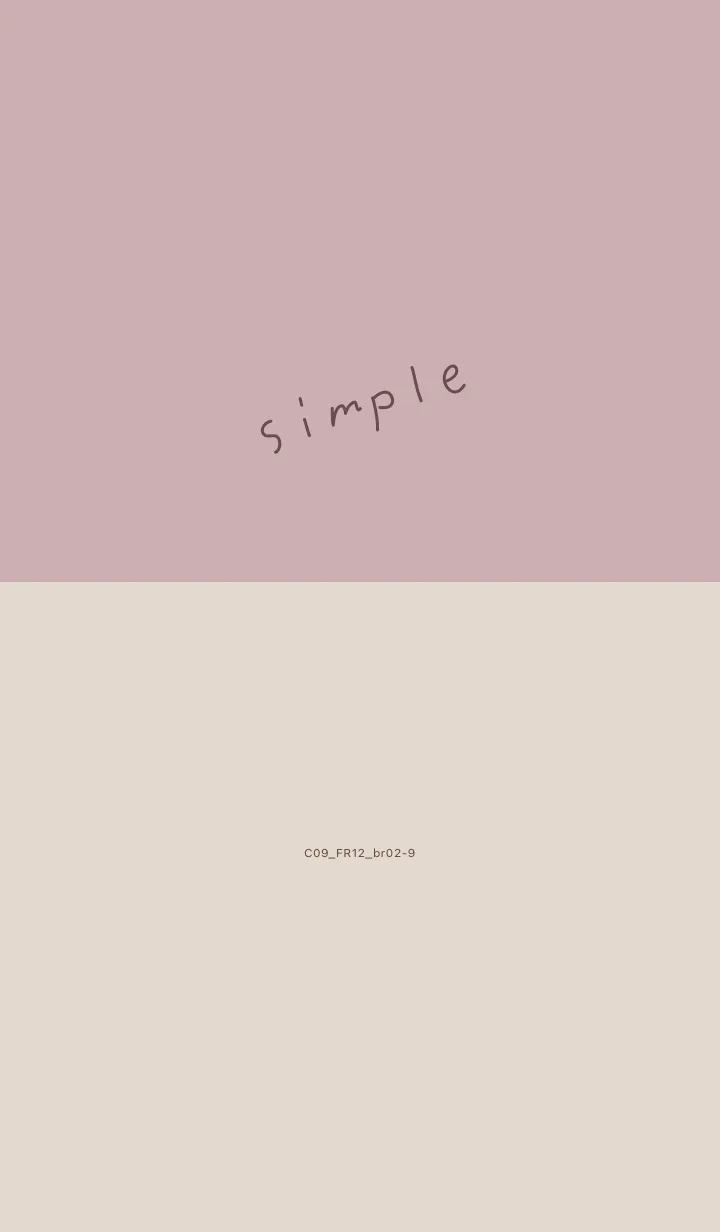 [LINE着せ替え] C09.12_ピンク2 ブラウン2-9の画像1