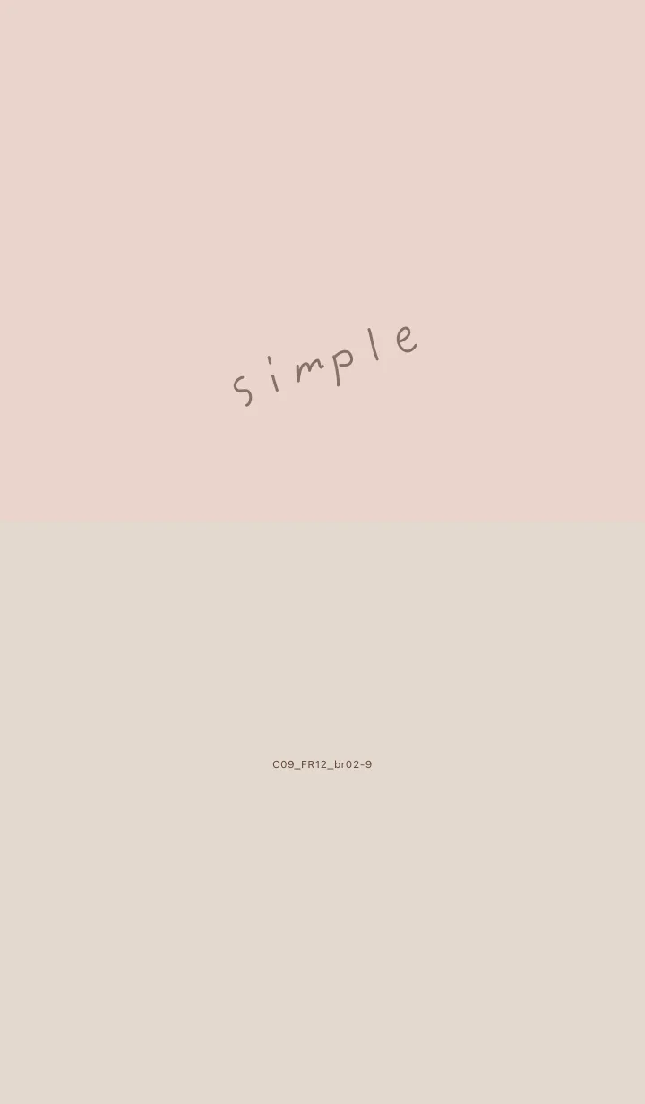 [LINE着せ替え] C09.12_ベージュ ブラウン2-9の画像1