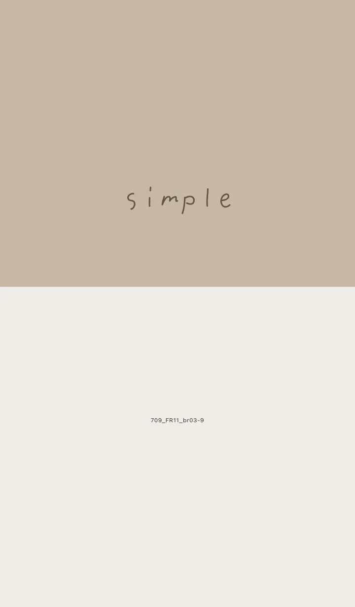 [LINE着せ替え] 709.11_ベージュ4 ブラウン3-9の画像1