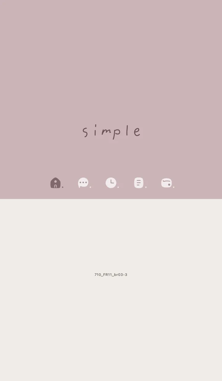 [LINE着せ替え] 710.11_ピンク2 ブラウン3-3の画像1