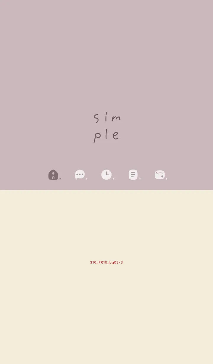 [LINE着せ替え] 310.10_ピンク2 ベージュ3-3の画像1