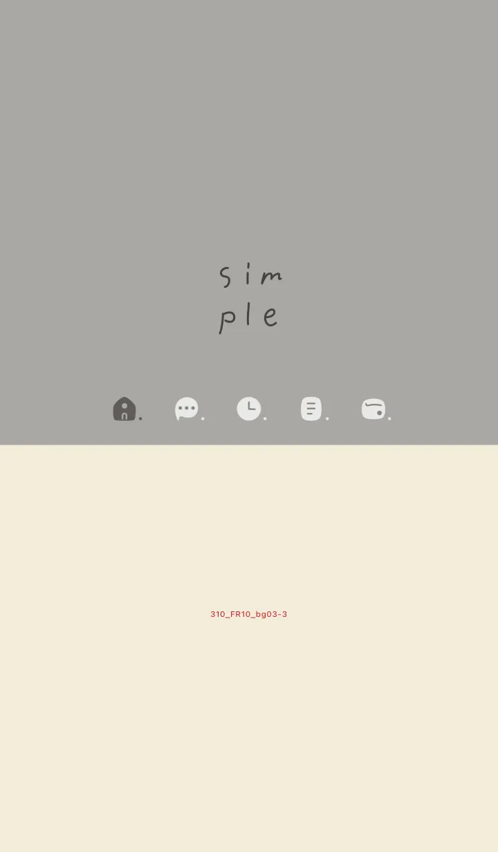 [LINE着せ替え] 310.10_スモーキーアッシュ ベージュ3-3の画像1