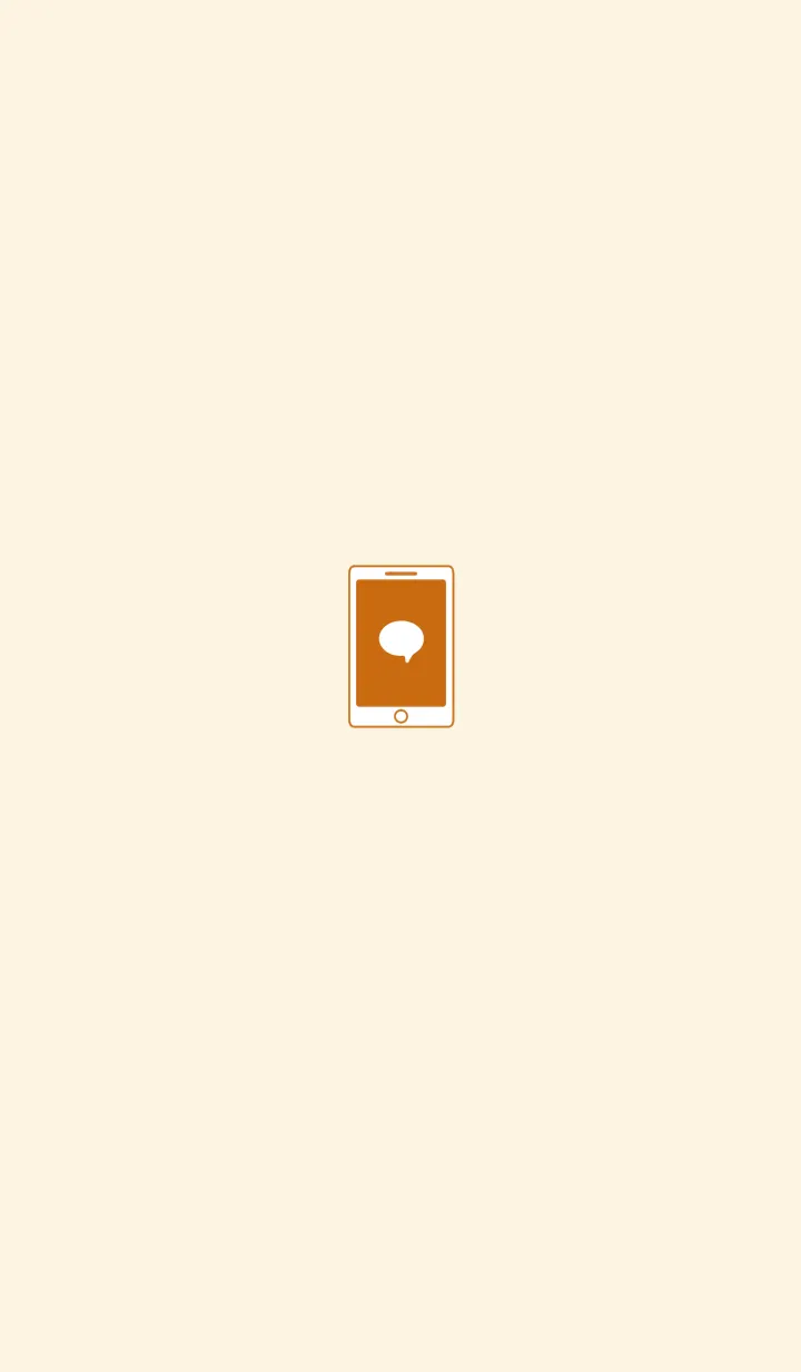 [LINE着せ替え] SIMPLE SMARTPHONE[BROWN05]の画像1